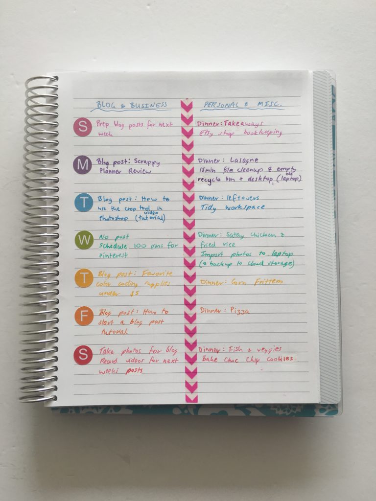 how to plan your week using stickers and washi functional decorating ideas planner system use blank notes pages