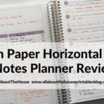 Planning using the Plum Paper Horizontal lined with notes (52 Planners in 52 Weeks – Week 12)