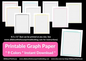 How to make printable graph paper in Photoshop (perfect for habit ...