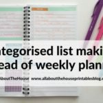Using a Kmart lists book to plan your week (52 Planners in 52 Weeks – Week 13)