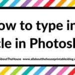 How to type in a circle in Photoshop (step by step tutorial on how to make circle text)