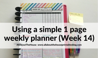 how to use a simple 1 page weekly planner layout pros and cons habit tracker bullet journal free printable plan with me spread