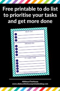 free printable categorised to do checklist cleaning task daily planner preppy stripe how to make printables diy photoshop