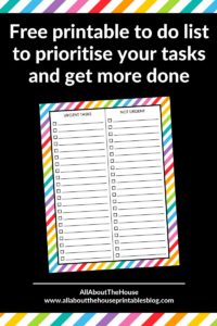 free printable to do list prioritise tasks daily planning time management effective promodoro weekly planner checklist cleaning