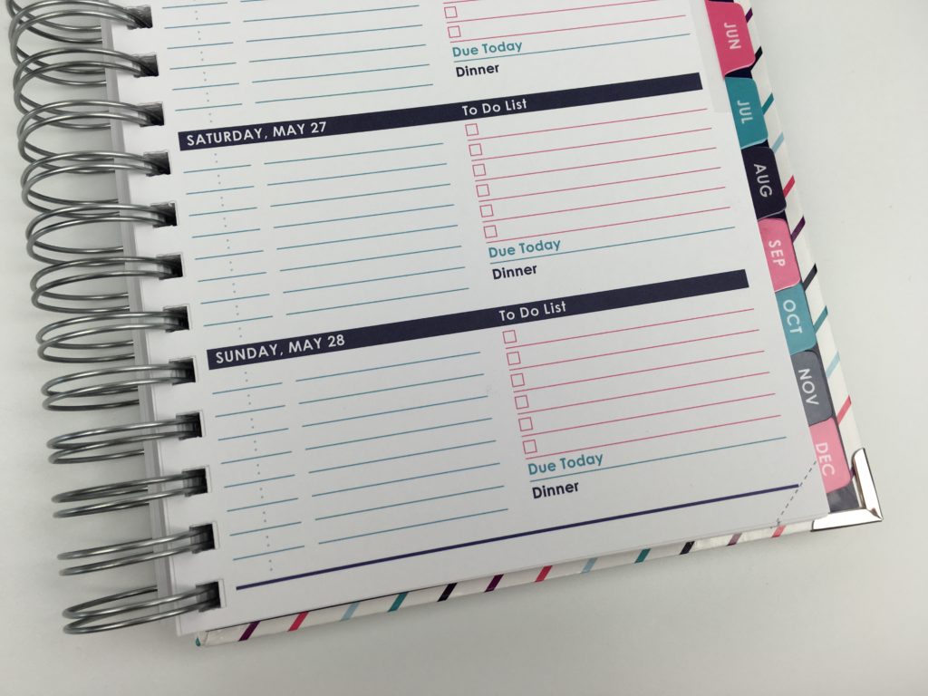 horizontal planner review roundup ashley shelly colorful cheaper alternative to erin condren weekends not combined weekly spread