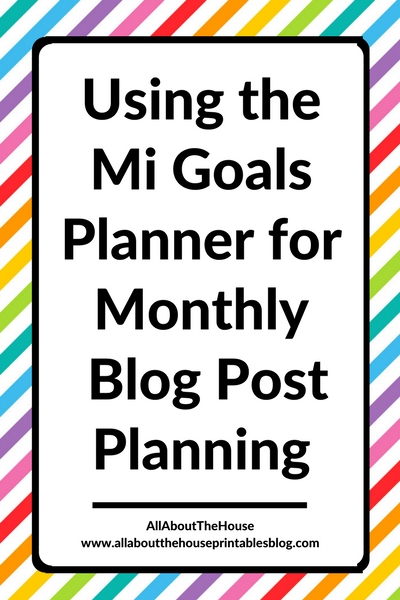 mi goals planner review best planners for blogging how to create a monthly content calendar strategy marketing social media
