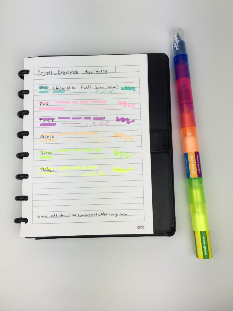 smiggle erasable highlighter review favorite planner supplies planning haul australia stationery color coding tools frixion typo