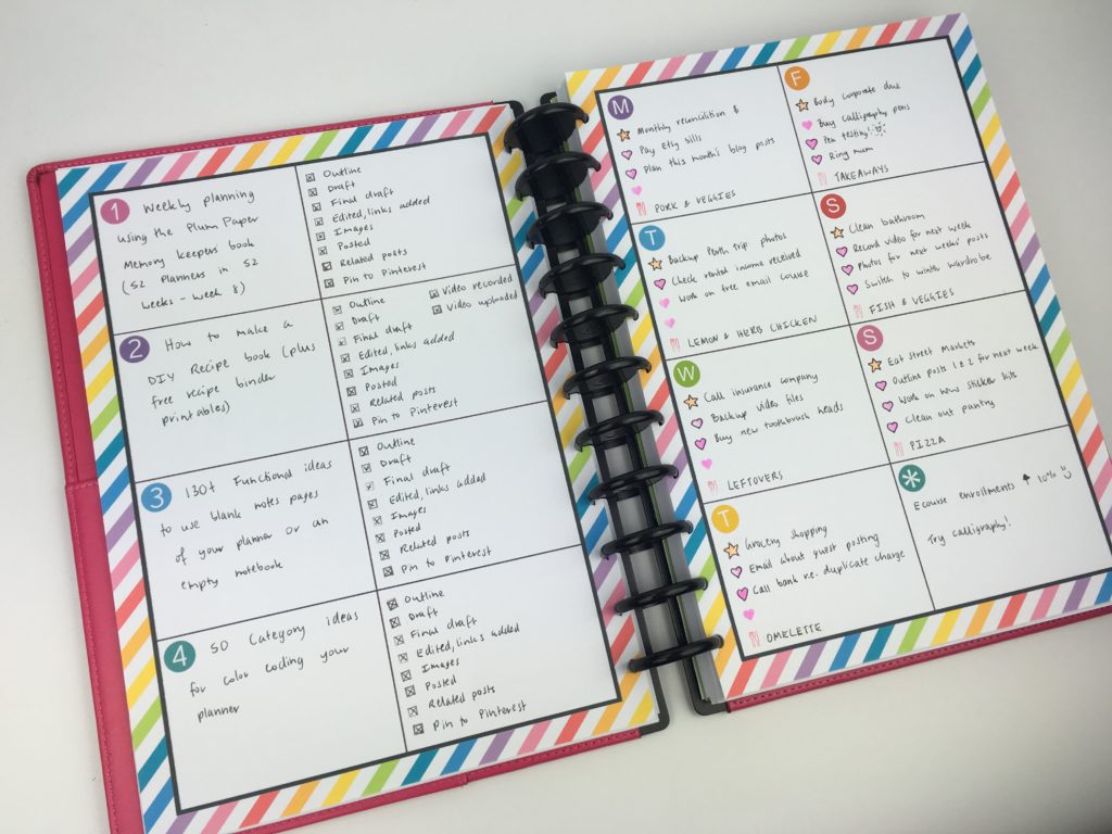 using planner stamps for weekly planning self inking frixion erasable mambi list making review diy planner inspiration ideas free printable organization