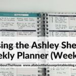 Using the Ashley Shelly Planner for weekly planning (52 Planners in 52 Weeks – Week 31)