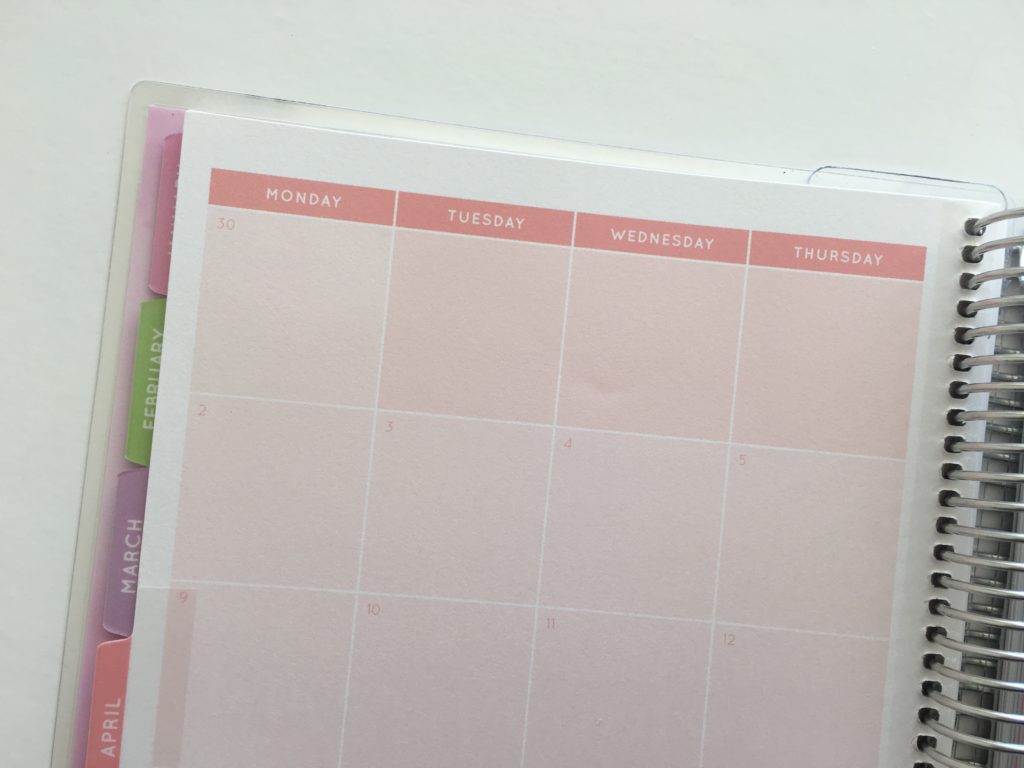calendars that start the month on a monday 2 page weekly spread colorful australian planner company cheaper alternative to erin condren similar plum paper