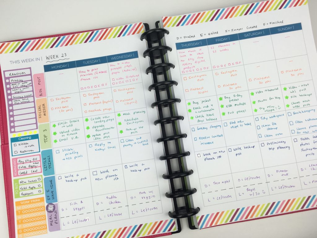 how to use limelife planner layout c review tips ideas inspiration planning tips diy color coding weekly spread ideas colorful-min