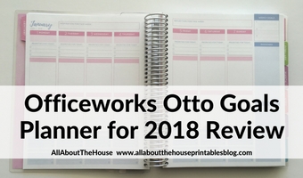 Officeworks Otto Goals Planner for 2018 (Review & Video Walkthrough)