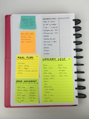 Planning the entire week using only sticky notes (52 Planners in 52 ...