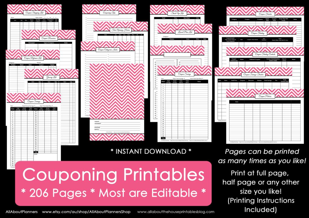 How To Make A Coupon Binder And Keep It Organized Plus Printables All About Planners