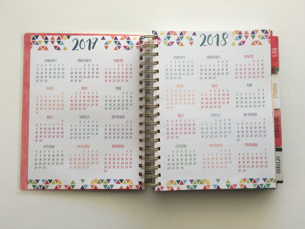 life organized planner review paper house colorful annual planning 2017 2018 cheap alternative erin condren similar plum paper limelife