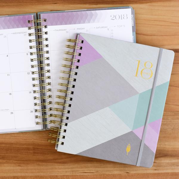 Inkwell Press, Livewell Planner, Weekly Layout, 2018 Planner