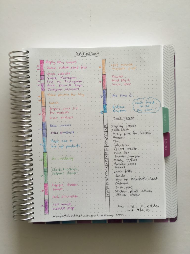 bullet journal weekly versus daily color coding blogging goal setting hourly schedule planning to do list spread ideas inspiration bujo-min