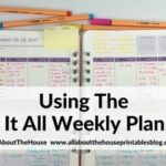 Using the Do It All Weekly Planner by Orange Circle Studio (Week 38 of the 52 Planners in 52 Weeks Challenge)