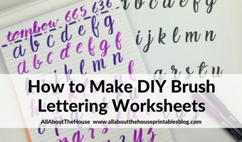 how to make diy hand lettering worksheets create hold brush pen beginner tutorial tombow dual brush pen calligraphy