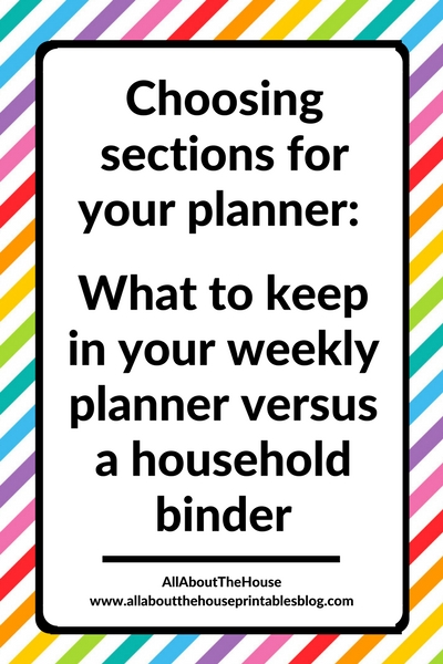 how to set up a new planner weekly organization planning tips ideas hacks inspiration diy ideas printable household binder