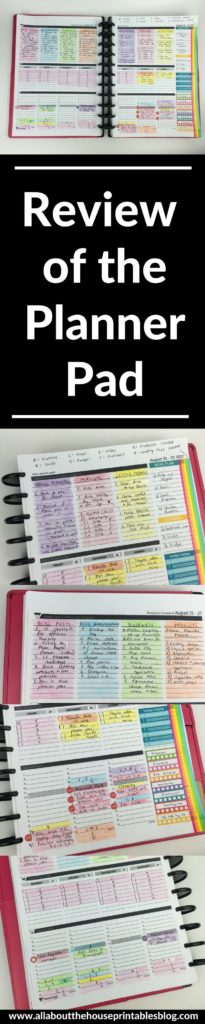 planner pad weekly planner review spread color coding ideas alternative to erin condren similar vertical hourly printable diy
