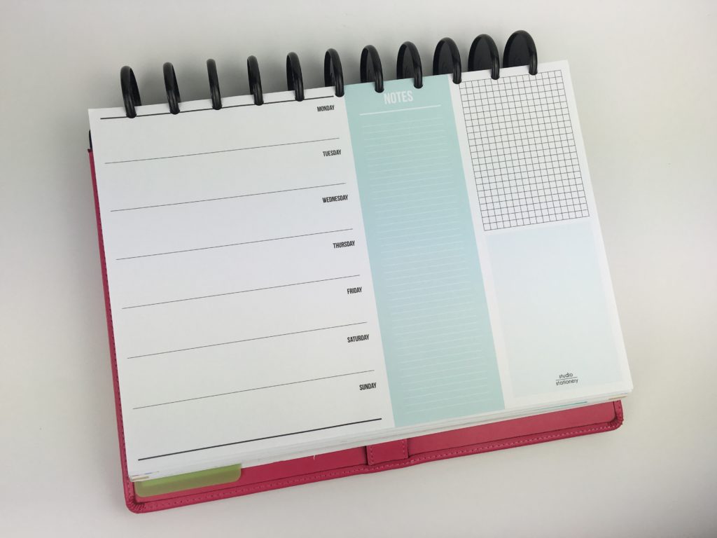studio stationery notepad review arc planner page a4 insert deskpad printable habit tracker blog planner checklist