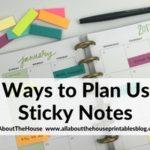 10 Ways to plan using sticky notes