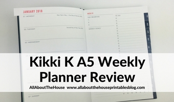 kikki k a5 weekly planner review horizontal gratitude hardcover 2018 honest pros and cons habit tracker top 3 minimalist aussie