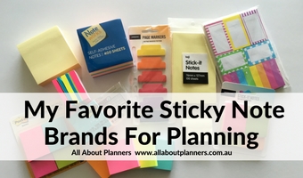 Favorite sticky note brands for planning color coding post it note aspire super sticky cheaper alternative blogging meal tips