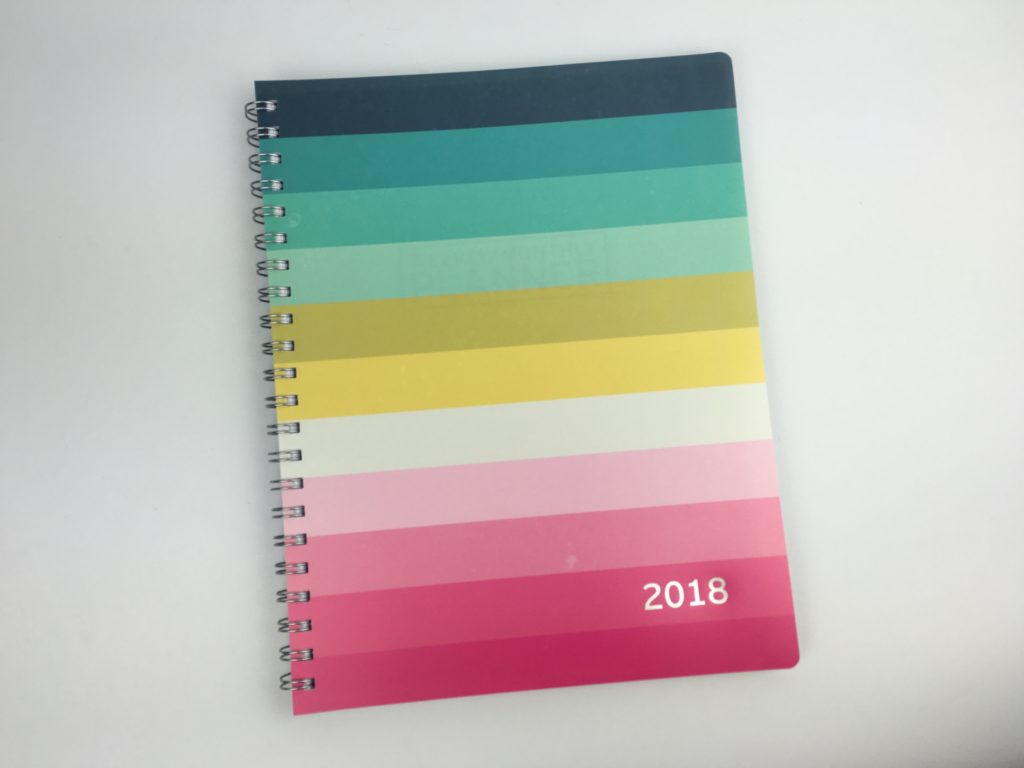 american crafts 2018 weekly planner review rainbow horizontal lined 2 page layout monday start affordable cheap