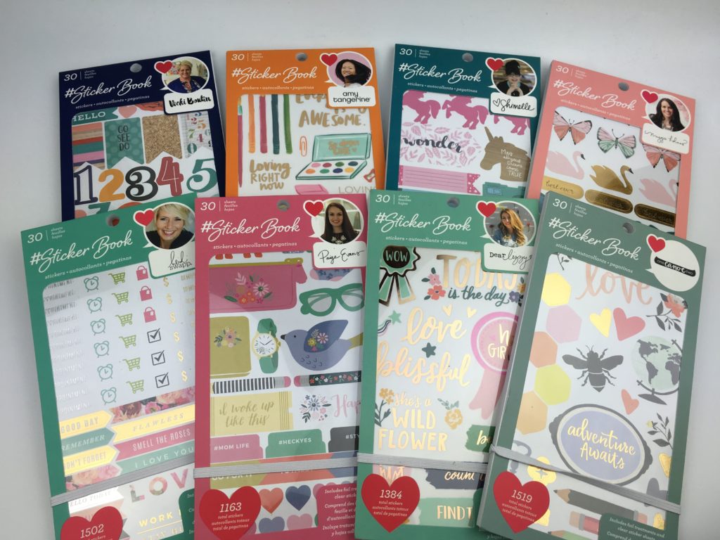 american crafts sticker books similar to mambi happy planner cheaper alternative decorative sticker kit for any planner floral icons functional-min