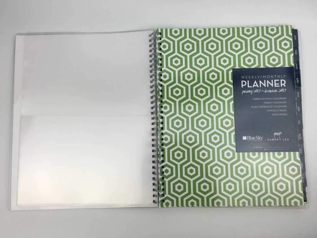 dabney lee planner for blue sky calendar year academic 2 page horizontal weekly spread layout lined dated simple minimalist cheaper alternative to erin condren review