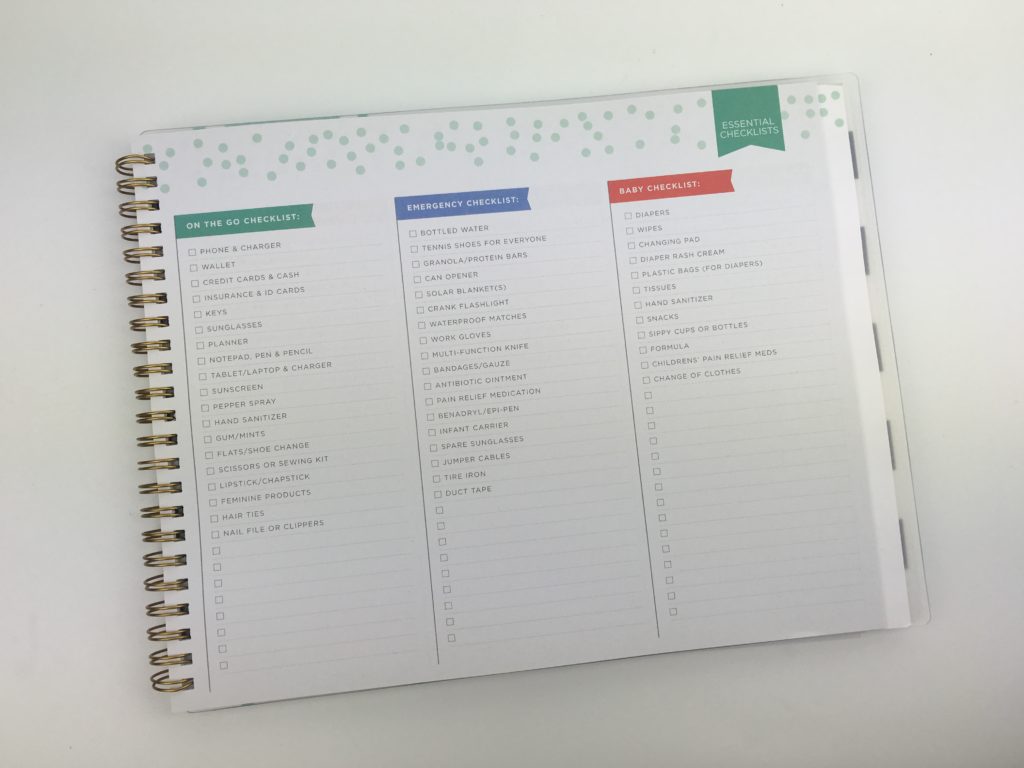 day designer for blue sky planner review weekly monthly agenda list making hourly schedule 7am to 7pm organization checklists