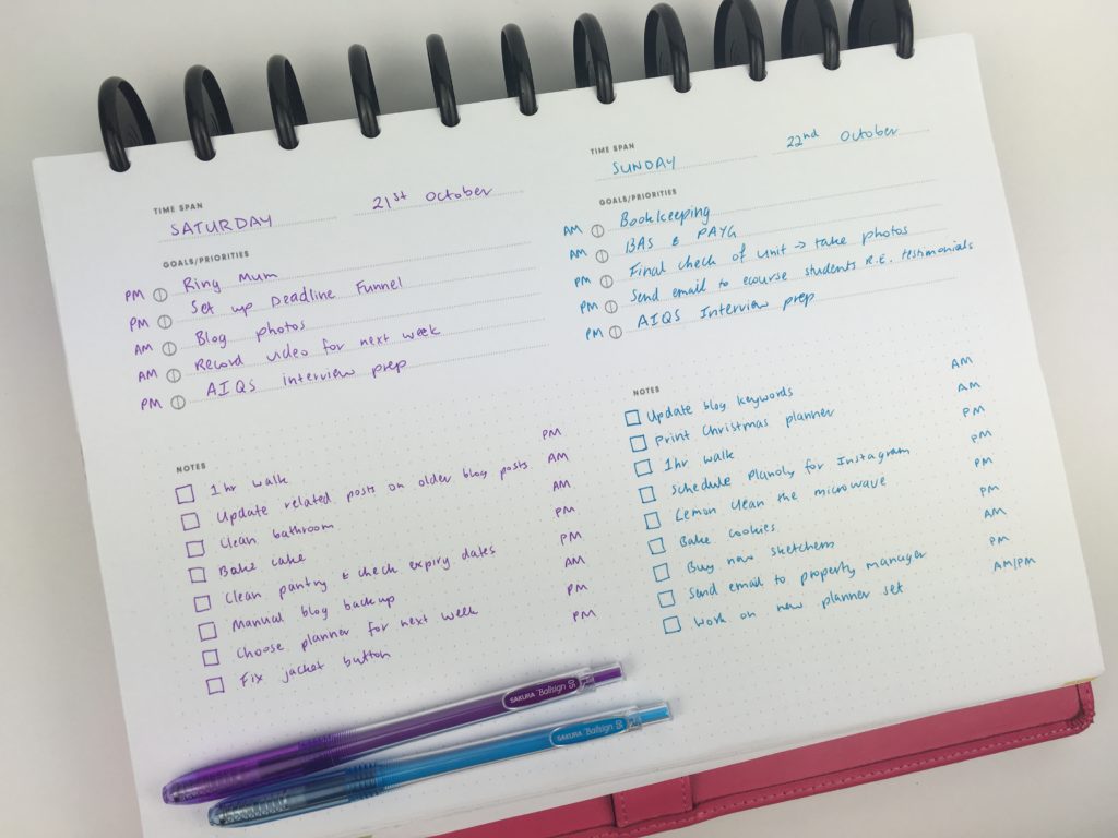 focus journal review kickstarter planner daily goal setting productivity bullet journal alternative arc discbound notebook planner challenge color coding tips ideas