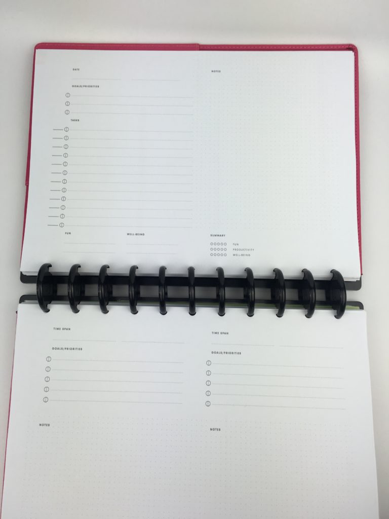 the focus journal review kickstarter planner daily goal setting bullet journal alternative arc discbound notebook planner challenge diy inspiration tips ideas