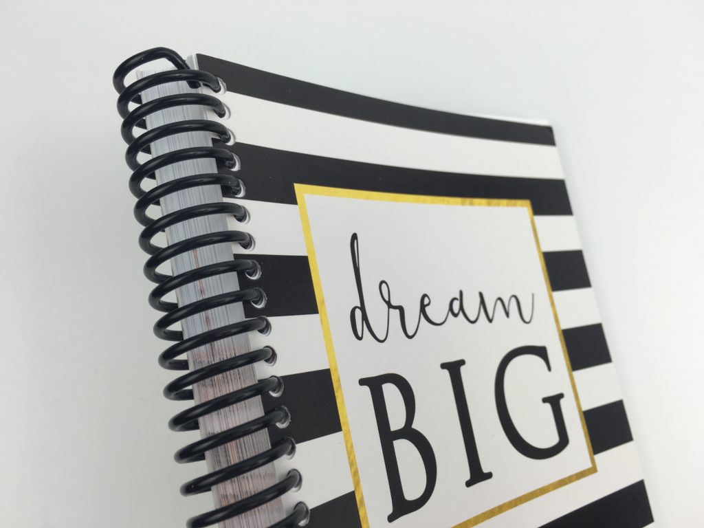 ultimate weekly planner review dream big small mini minimalist size sunday start 2 page weekly spread horizontal monthly calendar