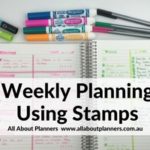 Planning the week using stamps (MAMBI, Carpe Diem & Creative Devotion) (Week 44 of the 52 Planners in 52 Weeks Challenge)