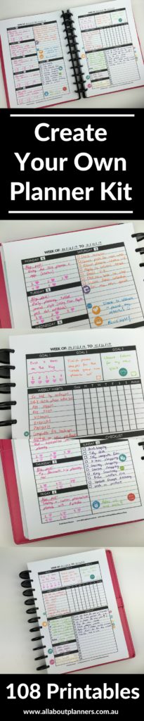 create your own planner review custom printable diy download custom color coding planner challenge diy tips ideas inspiration