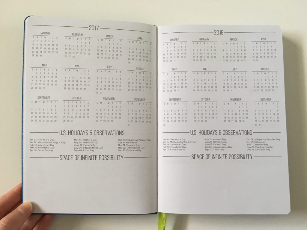 passion planner weekly planner review dates at a glance annual planning calendar 2018 academic calendar year