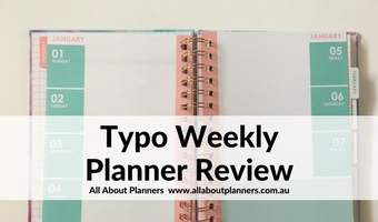 typo weekly planner review horizontal simple minimalist unlined pastel australian planner company favorite supplies stationery