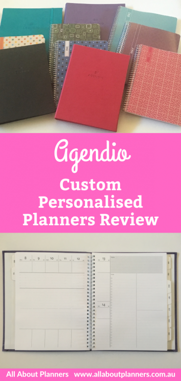 agendio custom personalised weekly planner review pros and cons features how to order is it worth the money flip through