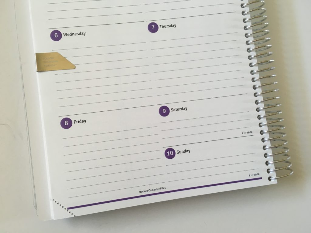 agendio weekly planner review custom personaised 2 page weekly spread week starts monday lined writing space checklists you choose categories teacher planner blogging bookmark colorful