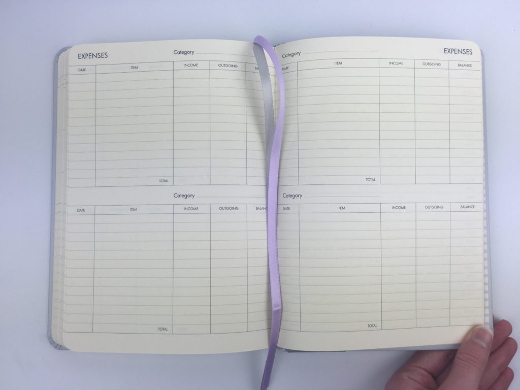 kikki k academic planner 2 page weekly spread am pm lined simple minimalist student blogger mom expenses tracker honest opinion review