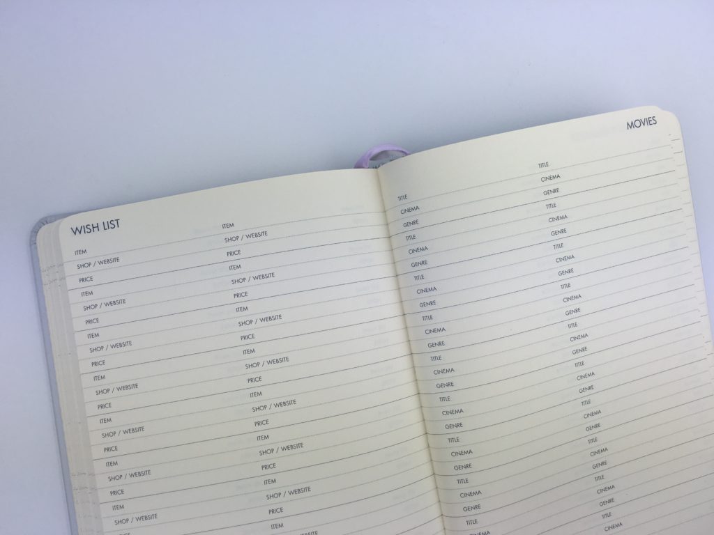 kikki k weekly planner academic year honest review worth the money pros and cons 2 page weekly spread horizontal hourly vertical peek inside notes contacts page