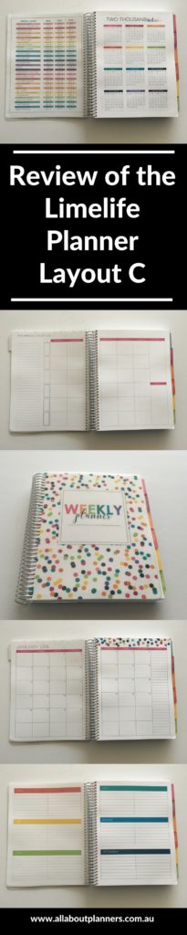 limelife planner review weekly daily rainbow dotti cover personalised layout c color coding categories student mom blogger