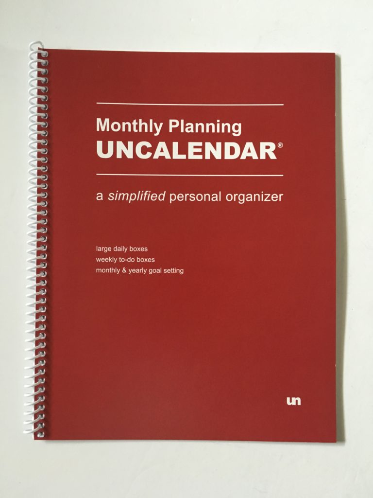 uncalendar monthly calendar planner review pros and cons undated weekly planner monday start cheap affordable gender neutral school blogging project planner