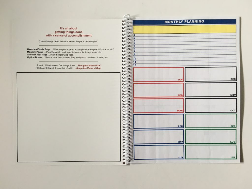 uncalendar monthly calendar review colorful versus neutral pros and cons should i buy it annual planning goal setting productivity simple minimalist annual important dates