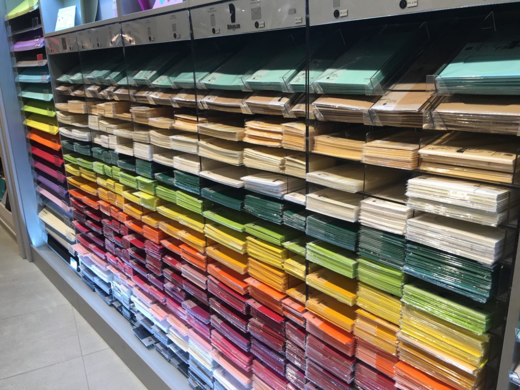 globus stationery department review haul europe switzerland colorful planner supplies rainbow paper goods-min