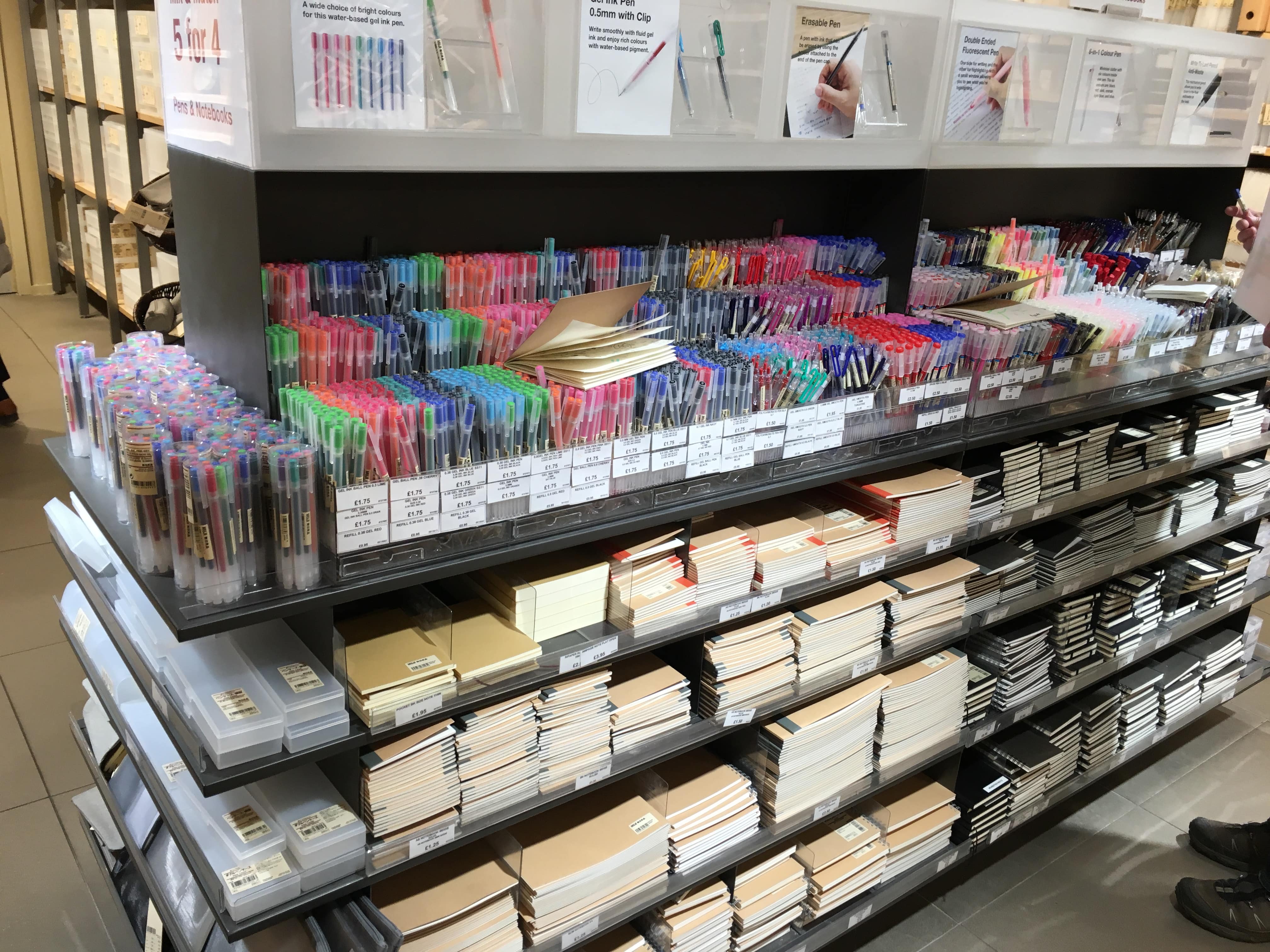 muji stationery favorite places to buy planner supplies in london review roundup tips shopping-min
