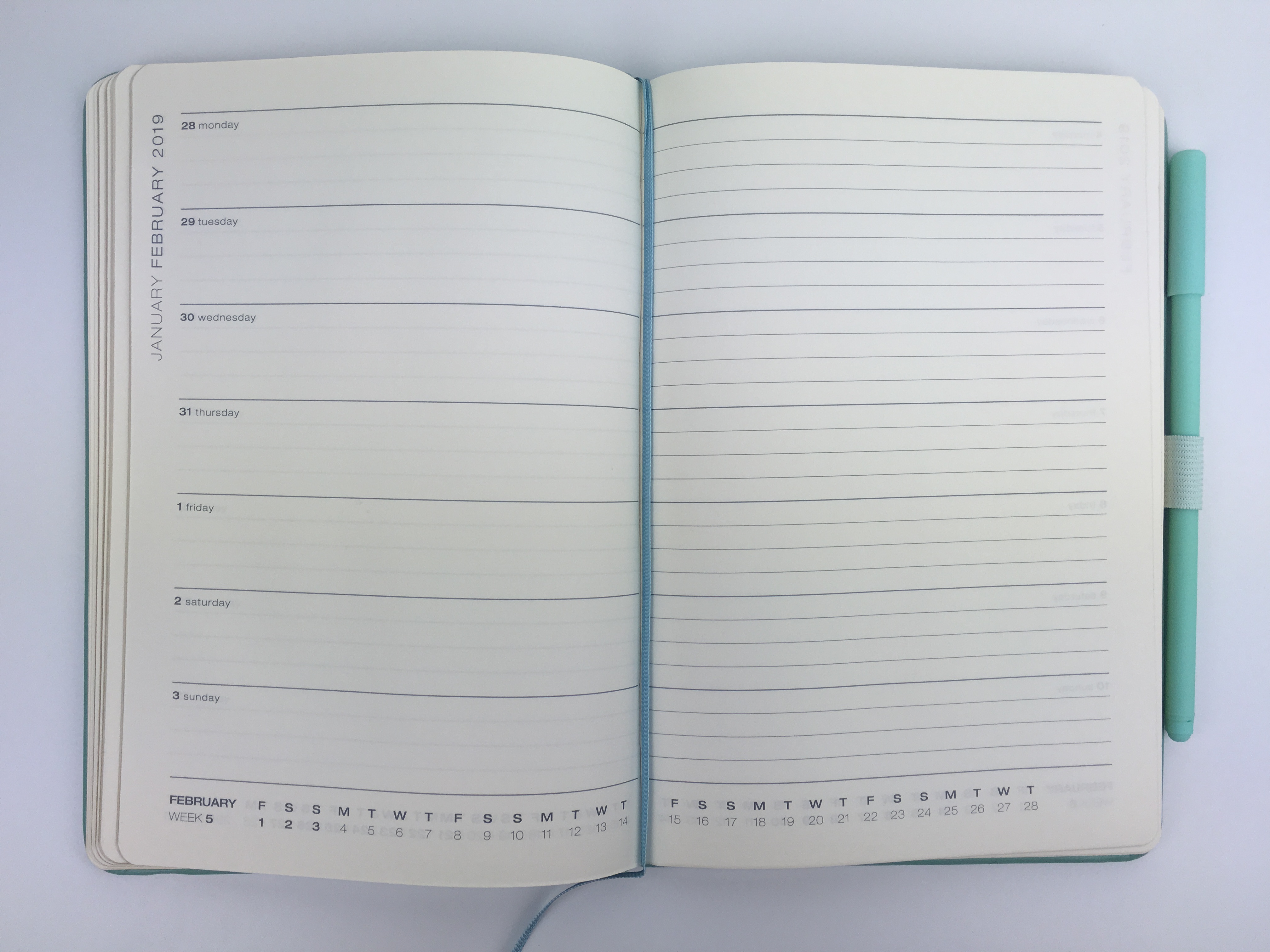 paperchase weekly planner monday start week horizontal with notes simple minimalist gold foil bullet journal alternative affordable united kingdom pros and cons
